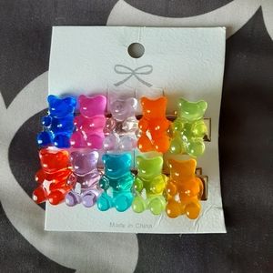 Gummy Bear Hair Clips